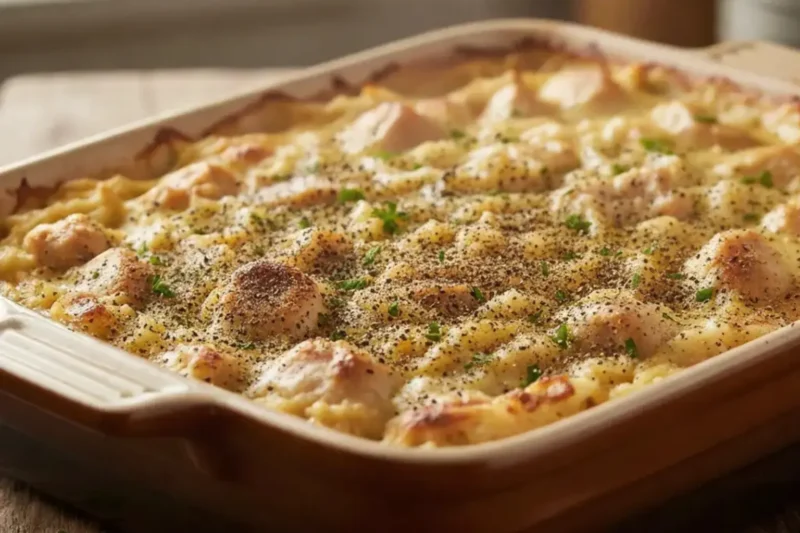 Creamy Baked Chicken & Rice