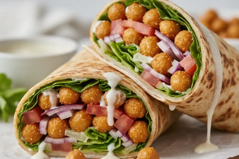 Crispy Ranch Chickpea Wrap