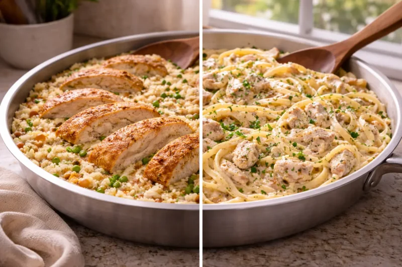 Chicken and Rice vs Alfredo: The One People Actually Trust After a Long, Tired Day