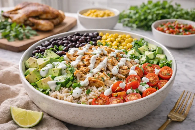 Easy Rotisserie Chicken Bowl (5-Minute Comfort Meal When You’re Too Tired to Cook)