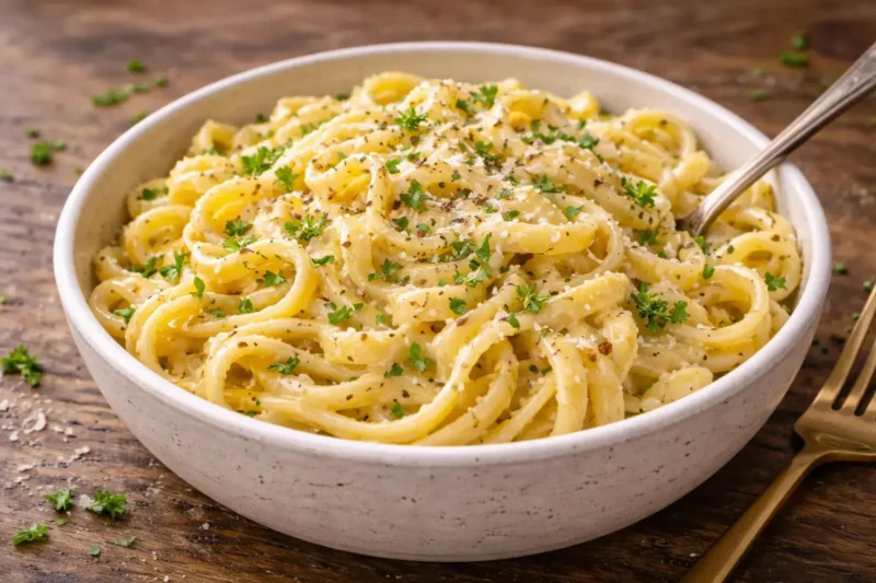 Creamy One-Pot Butter Noodles – A 10-Minute Comfort Dinner with Simple Ingredients