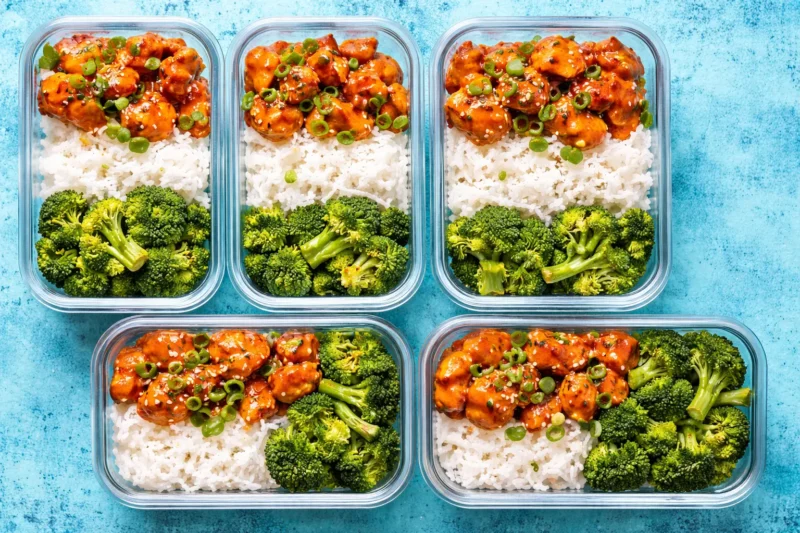 Healthy Chicken Rice Meal Prep for the Week