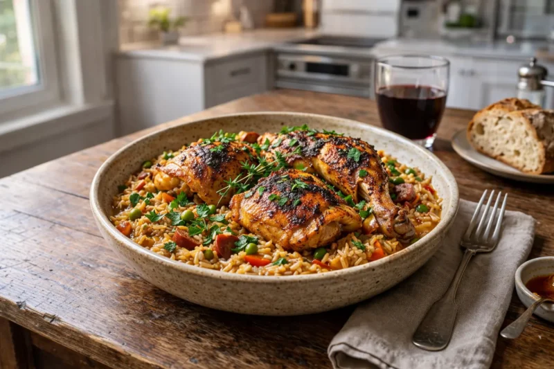 Portuguese Chicken and Rice That Makes Simple Chicken and Rice Taste Complete Again