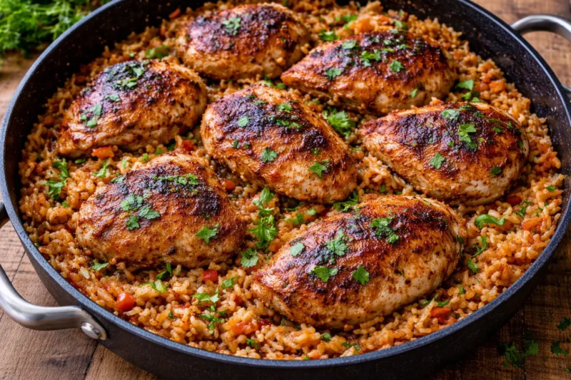 How This Easy Chicken Rice Recipe Uses Simple Spices