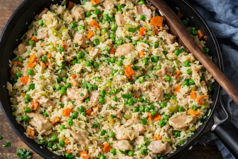 How to Make Easy Chicken and Rice Dinner Ready in 25 Minutes
