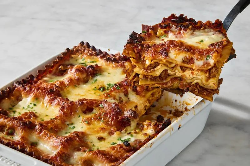 Viral Lazy Lasagna Hack Using Frozen Ravioli Instead of Lasagna Noodles